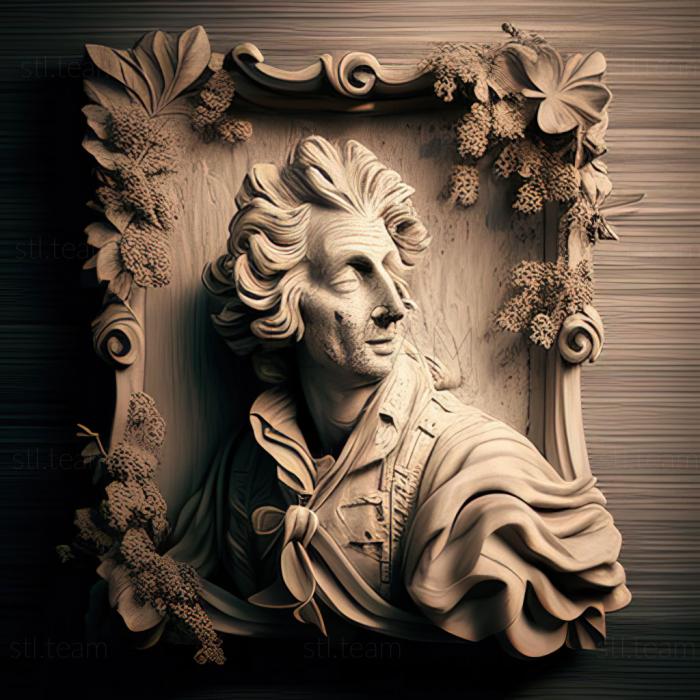 3D model Jean Antoine Watteau (STL)